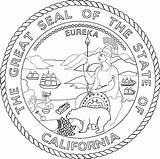 Seal California State Coloring Vector Pages Flag Result Georgia Getdrawings sketch template