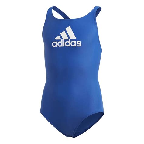 adidas junior badge  sport zwempak blauw