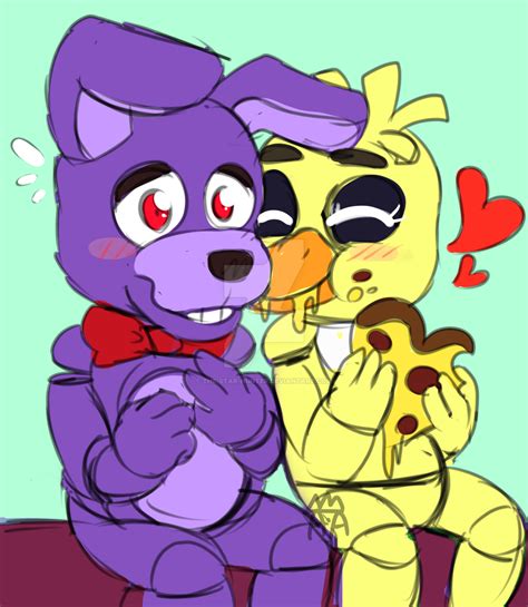 Doodle ~bonnie X Chica~ By The Star Hunter On Deviantart