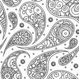 Paisley 7fps Reticolo Zentangle Everfreecoloring Tapetu Seamless Preuzmite Vašem Uzorci Klikom Izboru Odabranu sketch template