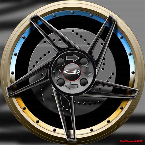 rota alloy wheel design  neal thomas  coroflotcom