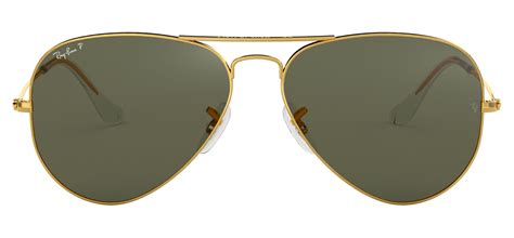 Ray Ban Rb3025 Aviator Sunglasses Gold Green Polarised Tortoise Black