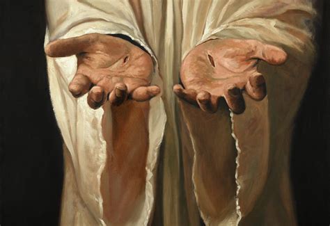jesus hands bible   nutshell