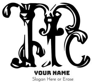 letter  monogram customize  instant