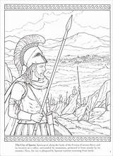 Coloring Ancient Pages Warriors Sparta Greek Book Colouring History Books Dover Expanded Open Click Kids Choose Board sketch template