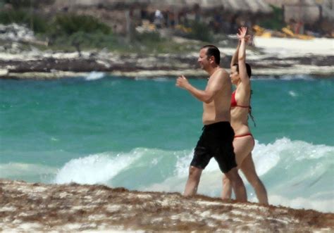 Carla Gugino In Bikini At A Beach In Cancun Hawtcelebs