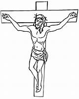 Jesus Crucifixion Drawing Cross Coloring Pages Paintingvalley Drawings sketch template