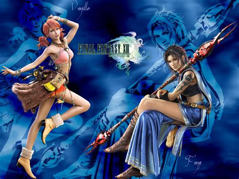 ff13 fang x vanille wallpaper by aponirainbow on deviantart