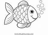 Fish Coloring Pages Cute Getcolorings Epic Color sketch template