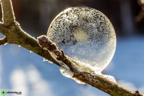im winter kann man gefrorene seifenblasen fotografieren ralfsiehtalles