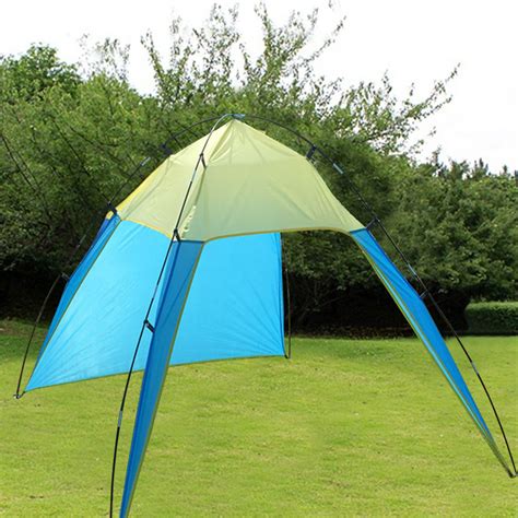 person portable pop  beach tent triangle sun shade shelter camping canopy ebay