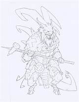 Wrath Kings sketch template