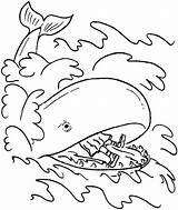 Jonah Whale Coloring Pages Swallowed Great Blimp Body Color Bible Netart Getcolorings Goodyear Getdrawings Printable Print Cartoon sketch template