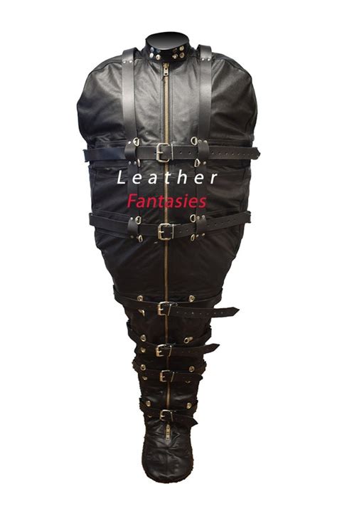 Real Leather Sleep Sack Premium Leather Bondage Body Bag Bdsm Etsy