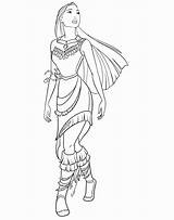 Pocahontas Princesse Powhatan Princesses Desenhos sketch template