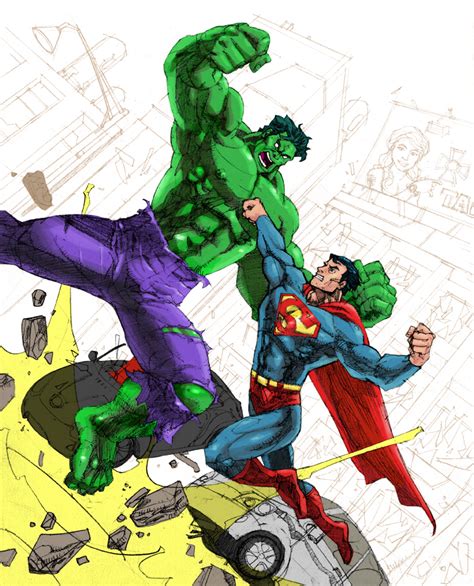 Superman Vs Hulk By Jnano On Deviantart