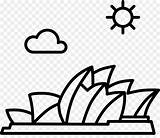 Sydney Opera House Coloring Australia Clipart Drawing Clip Getcolorings Pages Getdrawings Webstockreview sketch template