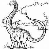 Brachiosaurus Coloringhome sketch template