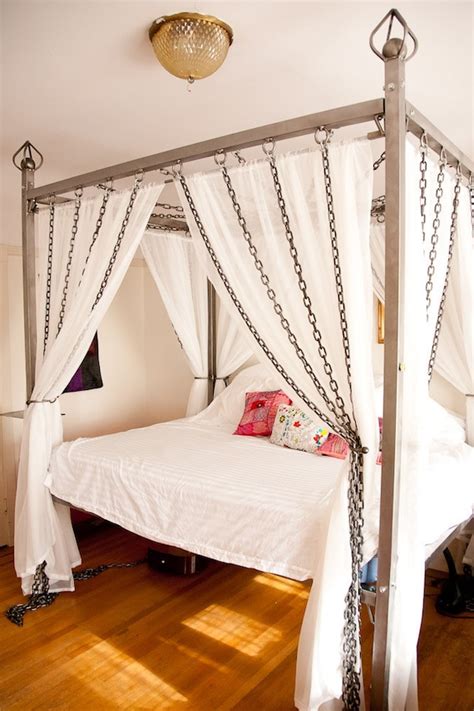 Items Similar To Kinky Chain Canopy Bed Made Of Steel On Etsy