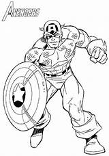 Coloring Captain Pages Printable Getcolorings sketch template
