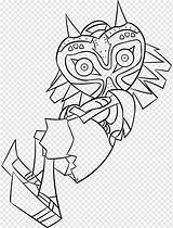 Zelda Majora Ocarina Joker Majoras Pngwing Asd7 sketch template