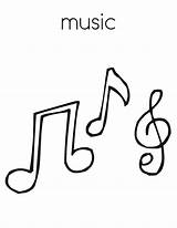 Music Notes Coloring Note Treble Clef Draw Drawing Musical Pages Color Printable Clip Clipart Clipartmag Getcolorings sketch template