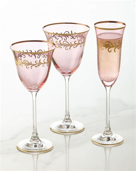 neiman marcus glassware gold wine glasses glassware design