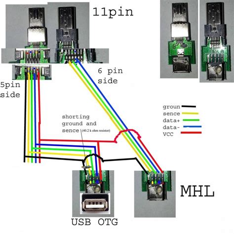 micro usb wiring colors wiring diagram