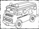 Coloring Pages Truck Ambulance Fire Drawing Car Jeep Ems Print Printable Mail Hospital Drawings Cool Colouring Kids Wreck Safari Trophy sketch template