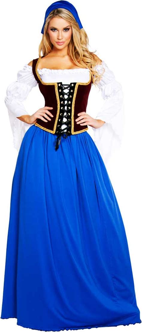 Sexy Medieval Wench Maiden Off Shoulder Blouse Renaissance Costume