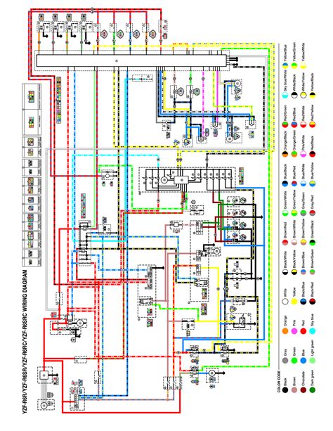 yamaha yzf  wiring diagram