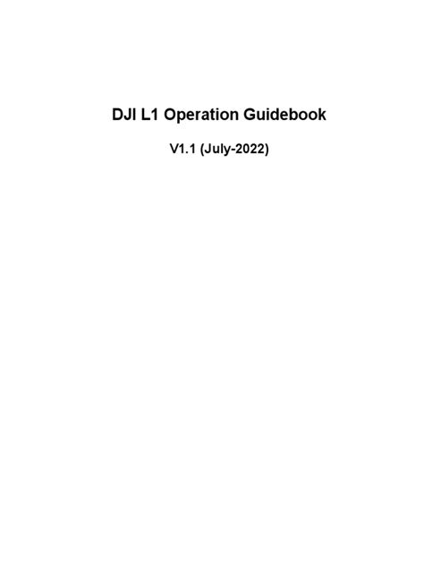 dji  operation guidebook   lidar computer file