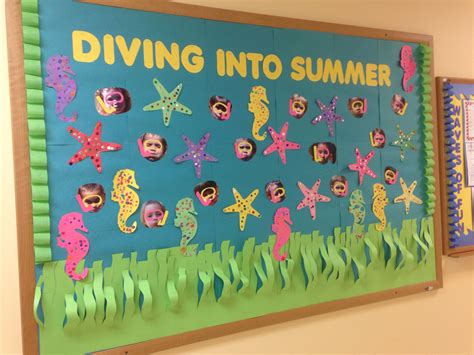 summer bulletin board ideas  feed  sunny side  life