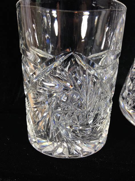 American Brilliant Period Cut Glass Abpg Crystal Beverage Pitcher
