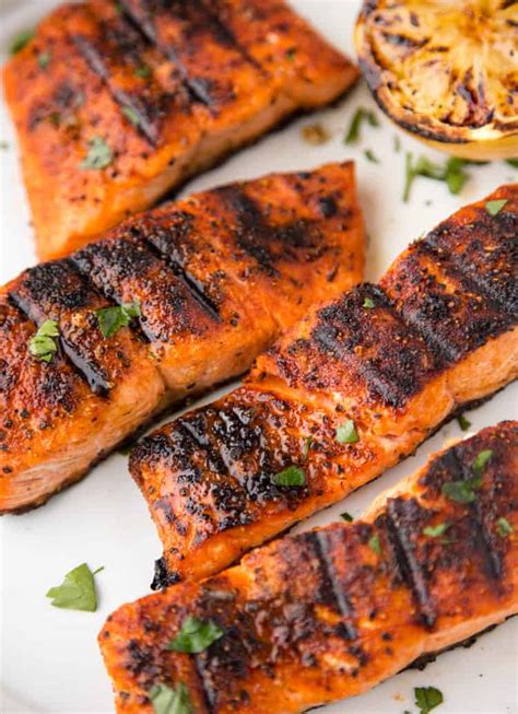 grilled salmon perfect  time vindulge