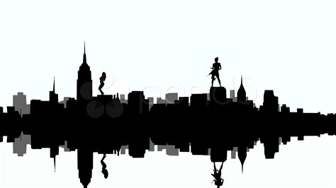 cityscape silhouette clipart