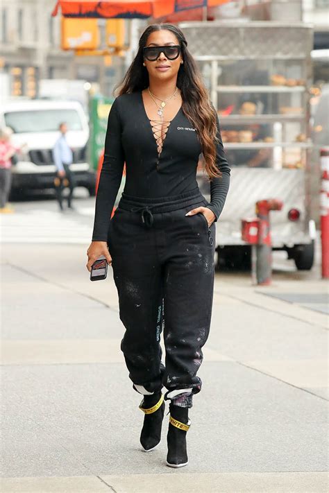 lala anthony looked stunning as she arrived for radio