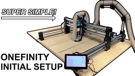 onefinity woodworker   initial setup accessory installation youtube