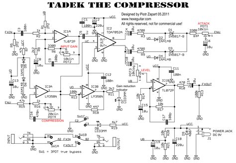 eliminator blog simple guitar compressor schematic