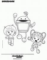 Umizoomi Coloring Team Pages Printable Coloriage Library Simple Kids Popular Children sketch template