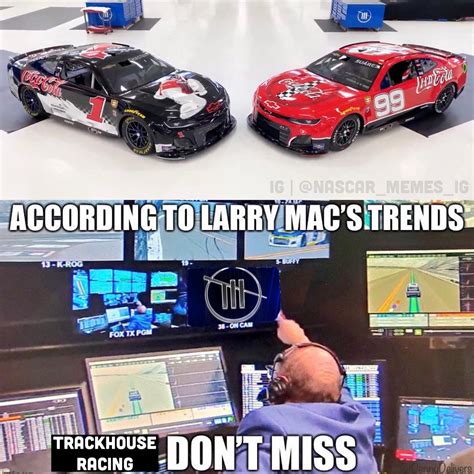 nascar memes on twitter idk who originally made the bottom image but