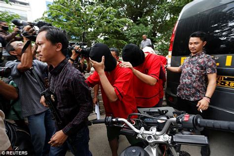 men arrested during raid on a gay party in indonesia
