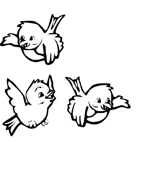 winter birds printable pages coloring pages