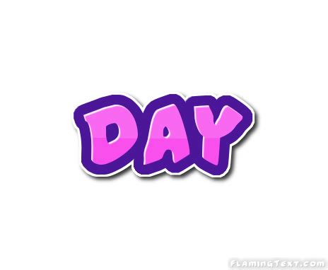 day logo  logo design tool  flaming text