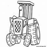 Tracteur Deere Ferme Agricole Tractor Colorier Transportation Printable Fourche Coloriages Imprimé Fois sketch template