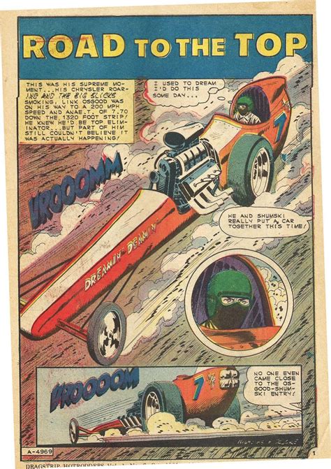 1950 S Hot Rod Comic Art Page 16 The H A M B