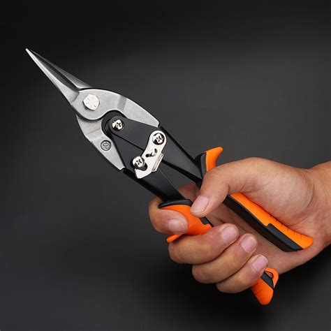 sheet metal steel cutting tin snips scissors hand cutters snippers shear set ebay
