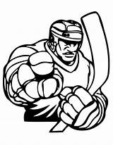 Hockey Coloring Pages Player Clipart Cartoon Nhl Cliparts Mean Library Colouring Players Hm Clip Draw Popular Printable Line Kids Coloringhome sketch template