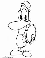 Pocoyo Coloring Pages Pato Printable Para Colorear Drum Playing Dibujo Bestcoloringpagesforkids Duck Friends Con Colouring Páginas Kids Friend Child Dibujos sketch template