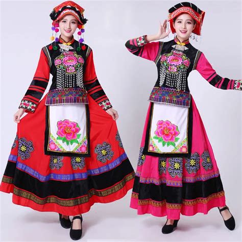 embroidery hmong costumes female miao clothes chinese traditional dress